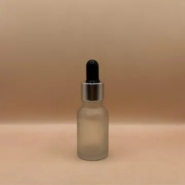 15ML Glass Bottle With 18MM Dropper With Metalized Ring | Perfect for Serum Packaging