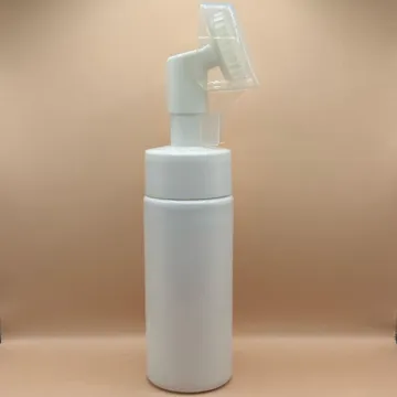150ML PET Foam Bottle With 42MM Silicon Brush | Skincare Face Cleanser Dispenser