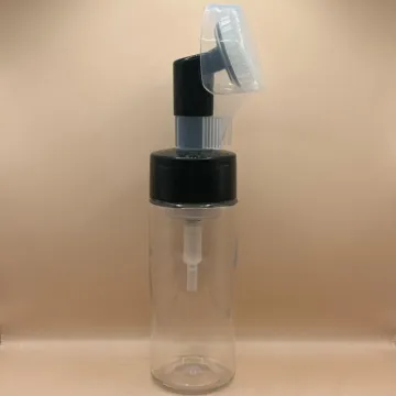 150ML PET Foam Bottle With 42MM Silicon Brush | Skincare Face Cleanser Dispenser
