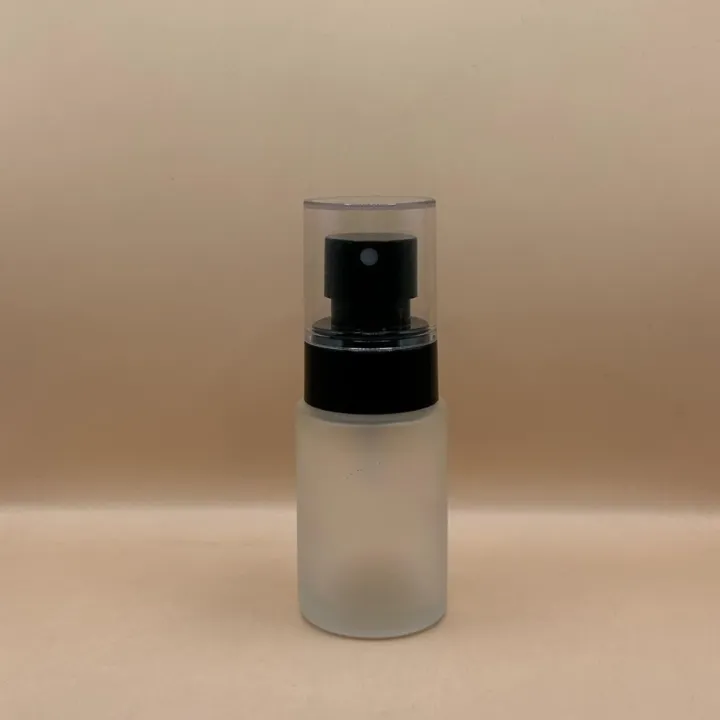 30ML Glass Flat Shoulder Bottle with 20MM Plum Mist Pump | Premium Spray Bottle
