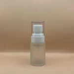 30ML Glass Flat Shoulder Bottle with 20MM Plum Mist Pump | Premium Spray Bottle