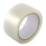 Transparent 40microns Round Self Adhesive Tapes 72mm x 65m Pack of 48 | Strong & Durable Sealing