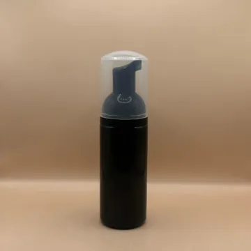 60ML PET Foam Bottle Black with 30MM Foaming Pump | Skincare Handwash Face Cleanser Bottle