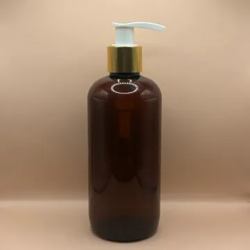 300ML PET Boston Bottle 24/410 L1 Dispenser Pump | Shampoo Body Wash Lotion Bottle