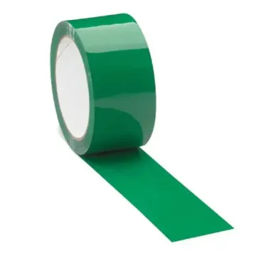 Green 40microns Round Self Adhesive Tapes 48mm x 65m Pack of 12 | Strong & Reliable Sealing