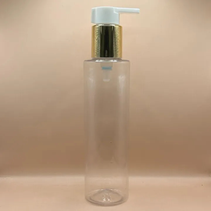 200ML PET Sleek Bottle with 24/410 Long Beak Pump | Ideal for Shampoo Conditioner Body Wash
