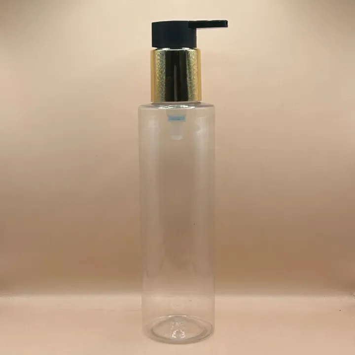 200ML PET Sleek Bottle with 24/410 Long Beak Pump | Ideal for Shampoo Conditioner Body Wash