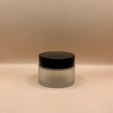 30GM Glass Jar Frosted Packaging for Creams Scrubs and Skincare Products