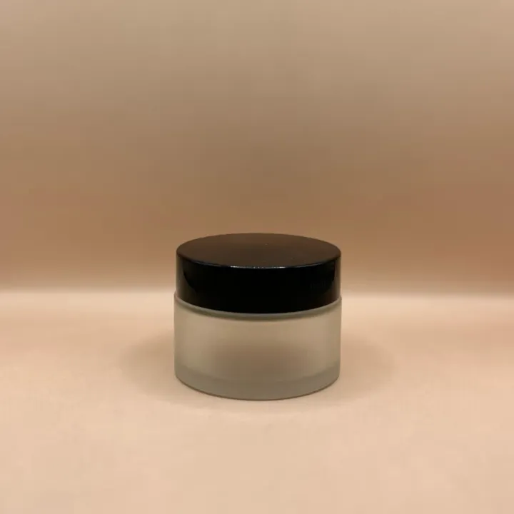 30GM Glass Jar Frosted Packaging for Creams Scrubs and Skincare Products