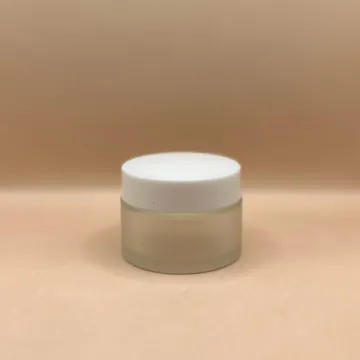30GM Glass Jar Frosted Packaging for Creams Scrubs and Skincare Products