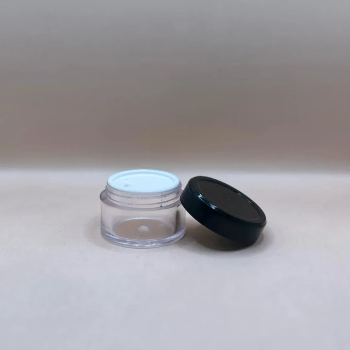 8GM Acrylic Cosmetic Jar – Small Cream & Lip Balm Storage Container (Premium Quality)