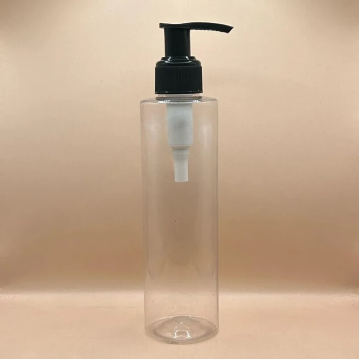 200ML PET Sleek Bottle with 24/410 L1 Dispenser Pump – Stylish Liquid Packaging Solution