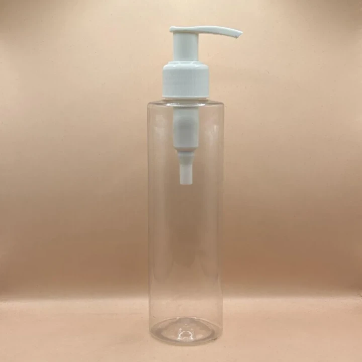 200ML PET Sleek Bottle with 24/410 L1 Dispenser Pump – Stylish Liquid Packaging Solution