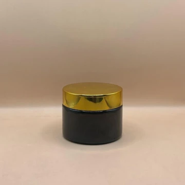 30gm Cosmetic Glass Jar Amber – Premium Amber Jar for Skincare & Beauty Products