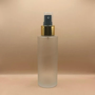100ML Glass Bottle Frosted with 24/410 Mist Pump – Premium Cosmetic Packaging for Sprays & Lotions