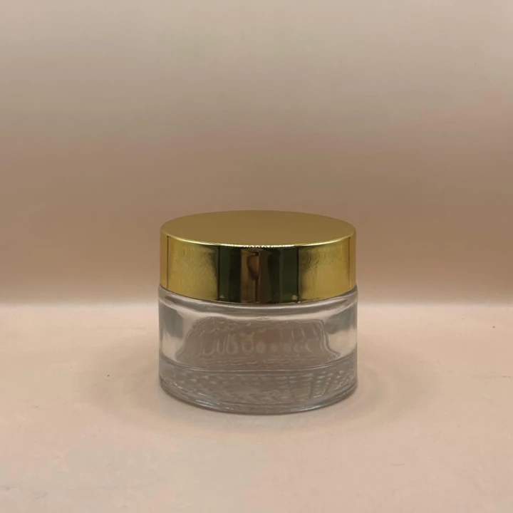 50gm Cosmetic Glass Jar – Premium Glass Packaging for Creams, Balms & Skincare Products