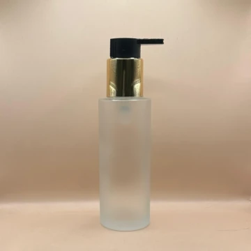 100ML Cosmetic Glass Bottle with Pump – Premium Cosmetic Packaging for Liquids