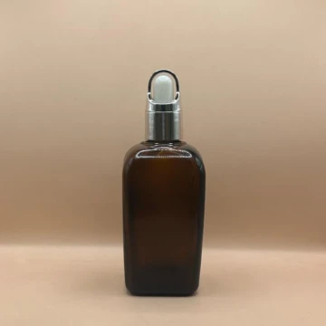 100ML Square Glass Dropper Bottle | Cosmetic Packaging