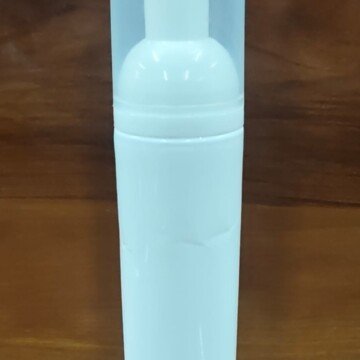 60ML Pet Foam Bottle-Round-White With 30MM Foaming Pump
